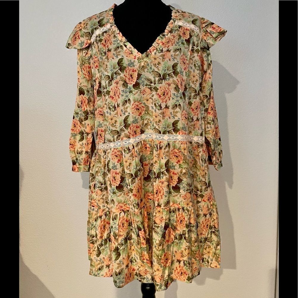 NWT Zara Floral Print Dress